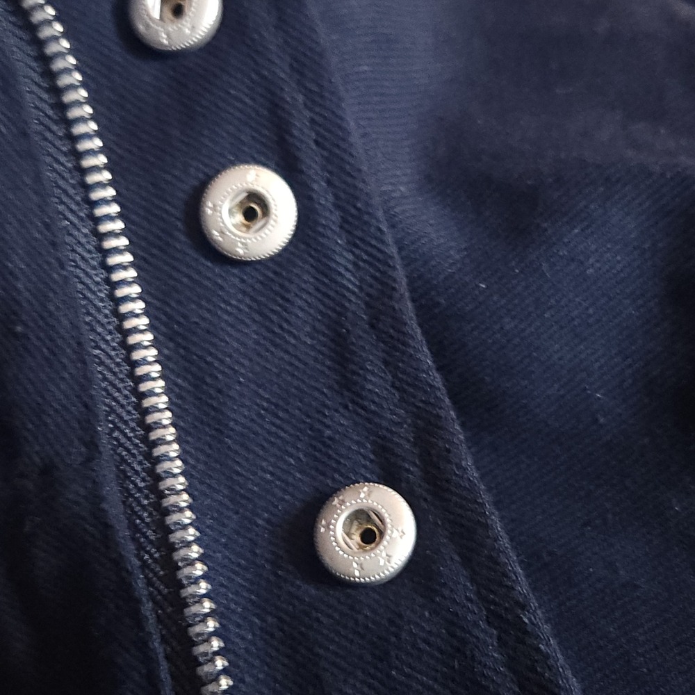 MP Massimo‎ PIOMBO Mens Navy Blue Canvas Field Jacket XLarge NWT $195 - Picture 9 of 11